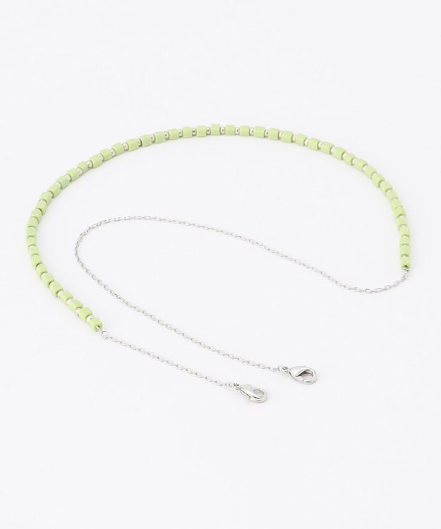 ONWARD CROSSET SELECT ビーズマスクストラップ チェーン×ピスタチオ