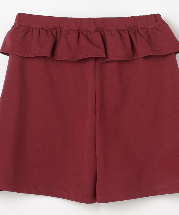 組曲 KIDS 【150-160㎝】ソフトストレッチ ショートパンツ ボルドー