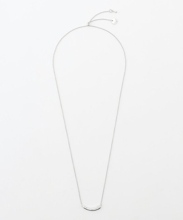 J.PRESS LADIES 【リバーシブル】エポバー ネックレス シルバー×ネイビー系