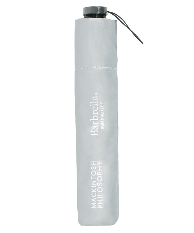 MOONBAT 【晴雨兼用/UVカット率99%】マッキントッシュ フィロソフィー (MACKINTOSH PHILOSOPHY)  折りたたみ日傘 バーブレラ サンプロテクトシリーズ（SUNPROTECT） 55cm ホワイトシルバー