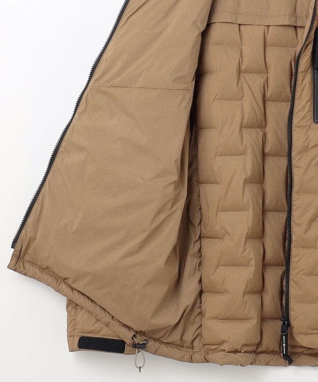 JOSEPH ABBOUD MOUNTAIN 【ストレッチ/撥水/軽量/パッカブル/ライナードッキング対応】2WAYストレッチ ダウン パーカー キャメル系