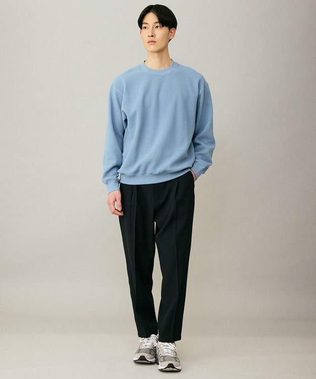 UNFILO MENS 【男女兼用】3シーズンスウェット ワッフルTEE サックス