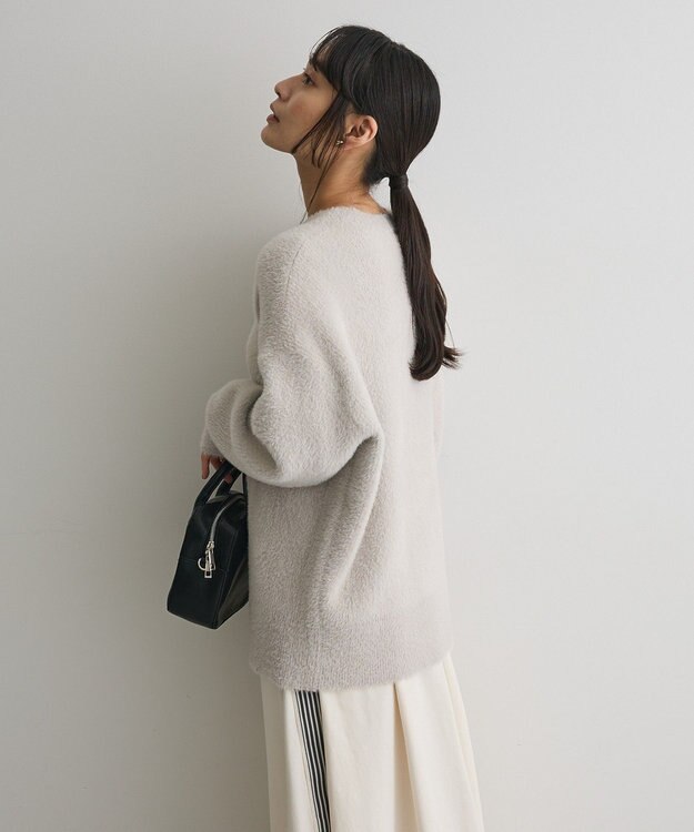 CRAFT STANDARD BOUTIQUE ファーライクニットチュニック Light Gray