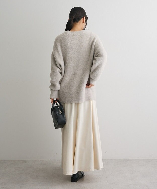 CRAFT STANDARD BOUTIQUE ファーライクニットチュニック Light Gray
