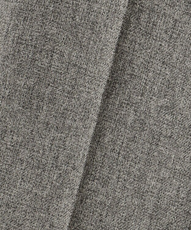 23区 L 【洗える/セットアップ対応】ウールライクカルゼ テーパード パンツ グレー系