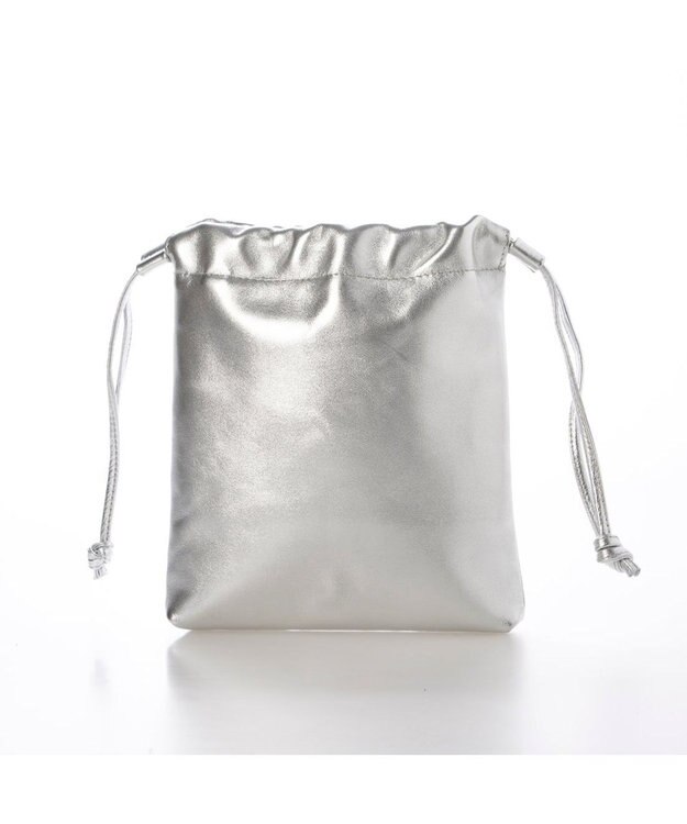 UNBILLION ペルケ perche / 牛革スタッズ・パラコード2wayドロストショルダー シルバー