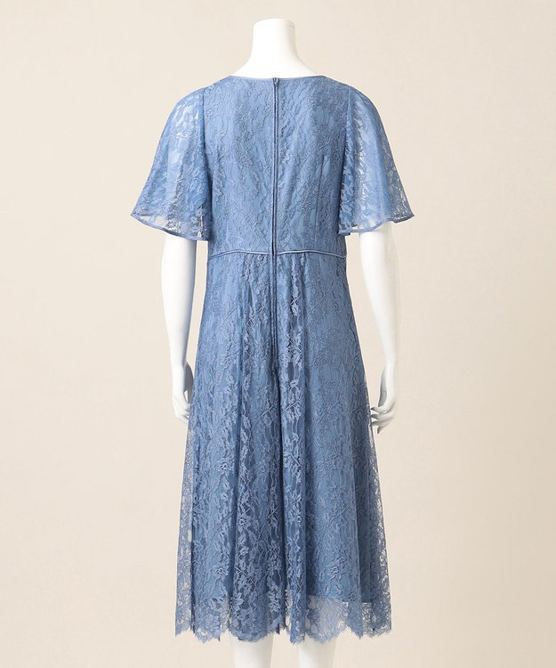 23区 【APPLAUDIR】エアリーレース ドレス ブルー