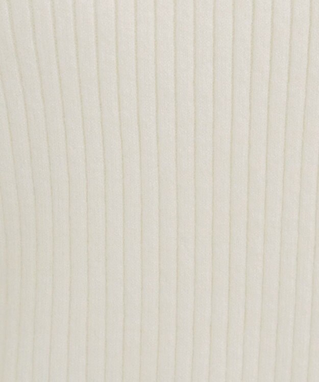 Tiaclasse 襟ビジュー付きニットプルオーバー オフホワイト