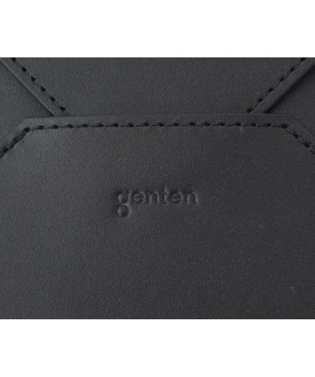 genten コンパト エンベロープカードホルダー クロ