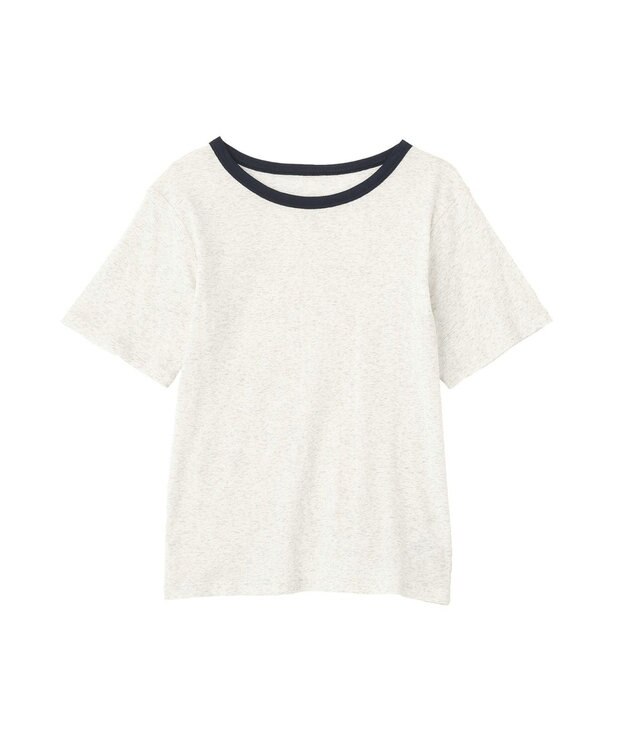 AMERICAN HOLIC 【２点セット】リンガーＴシャツ＋カーディガン Light Gray Mixture