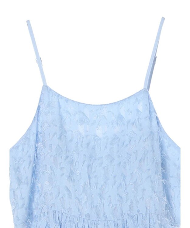 Green Parks armonia.フェザージャガードキャミワンピース Blue