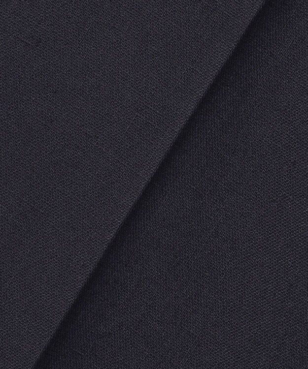 23区 【セットアップ対応/洗える】アイアスマットストレッチ テーパード パンツ ネイビー系