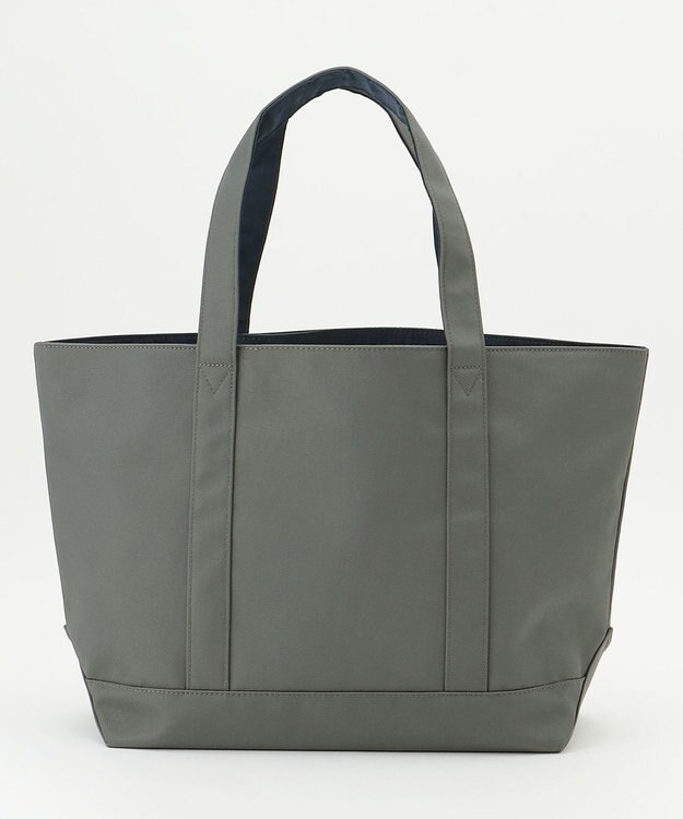 Y'SACCS ポリエステルキャンバス　リバーシブルトートバッグ グレー