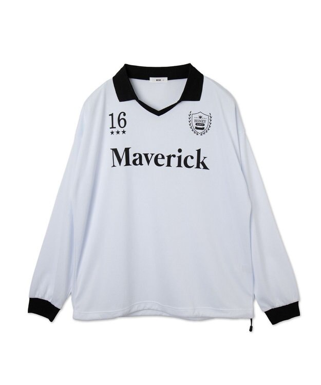 WEGO ドロストゲームロゴT（LS） ホワイト