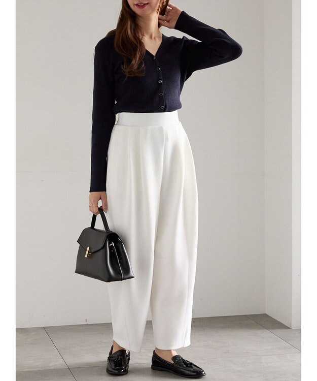 Te chichi ダンボールカーブパンツ オフホワイト