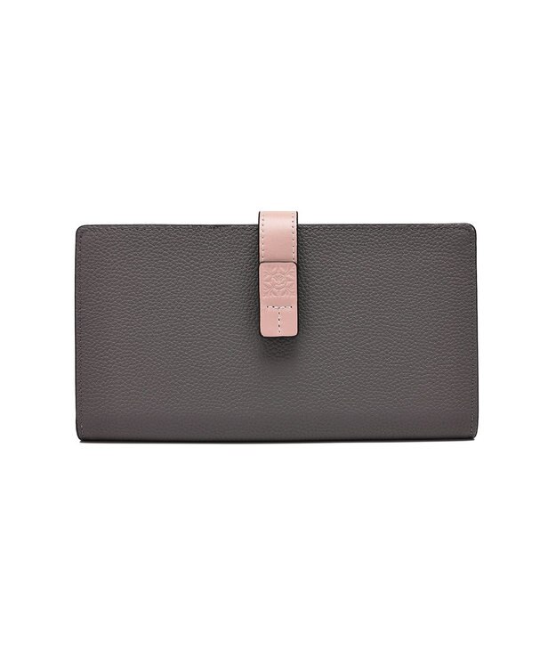 style code 【PADMA/パドマ】ベルトデザイン　シュリンクレザー薄マチ長財布 グレー