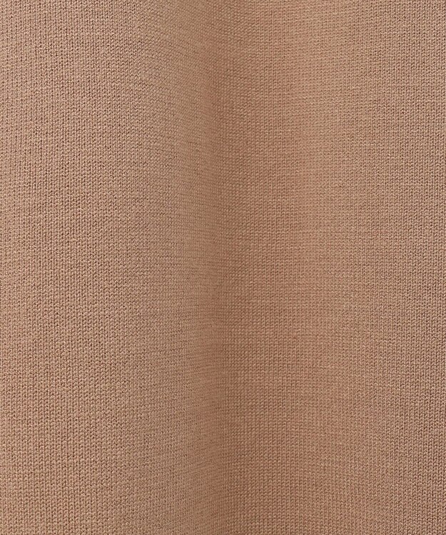 組曲 S 【WEB限定】Vネックニットワンピース キャメルベージュ系