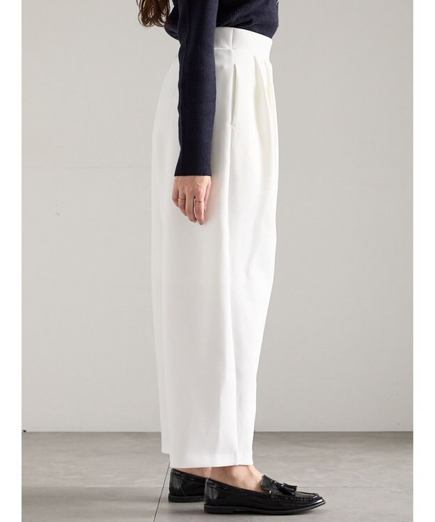 Te chichi ダンボールカーブパンツ オフホワイト