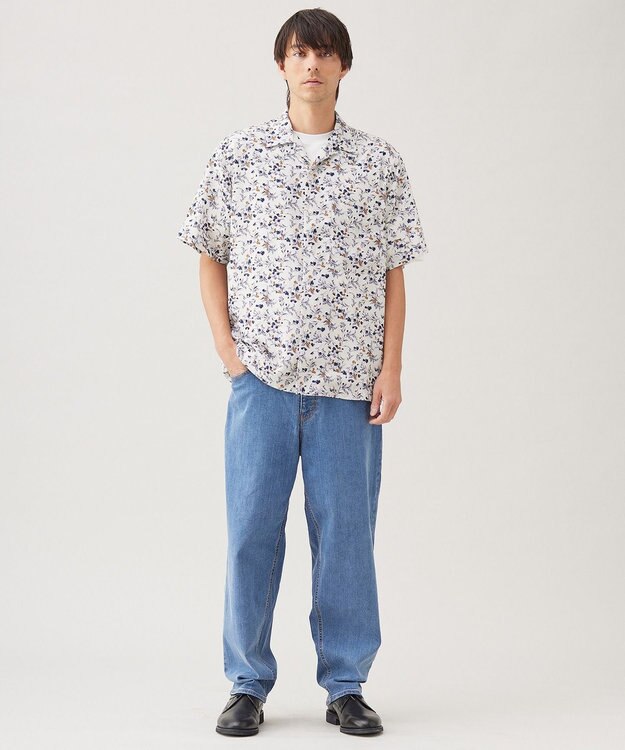 UNFILO MENS 【OCEANS YouTube 掲載】【UNFILO DENIM】 ワイドテーパード ブルー