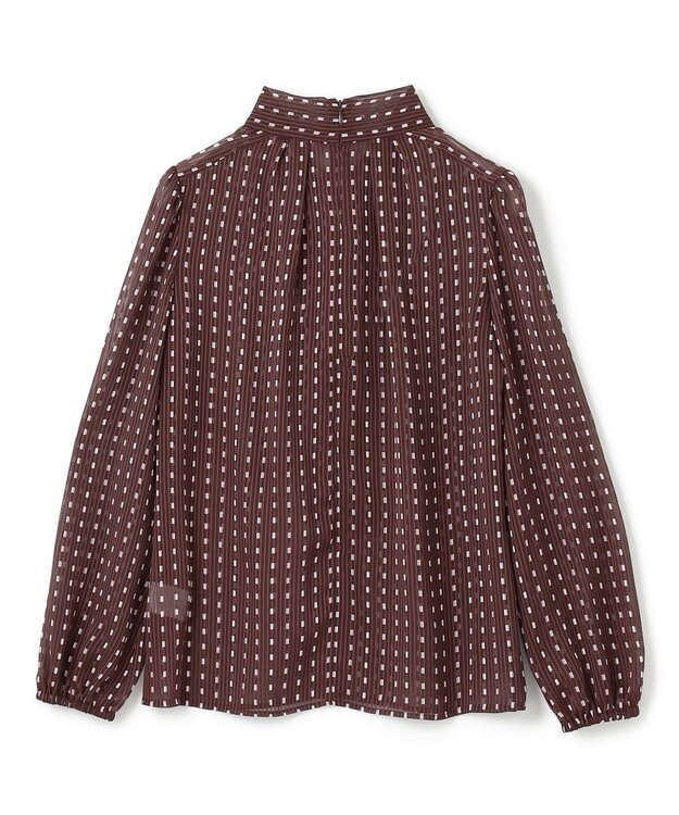 TOCCA 【消臭・洗える】ALLURING BEAUTY ブラウス ブラウン×ピンク系