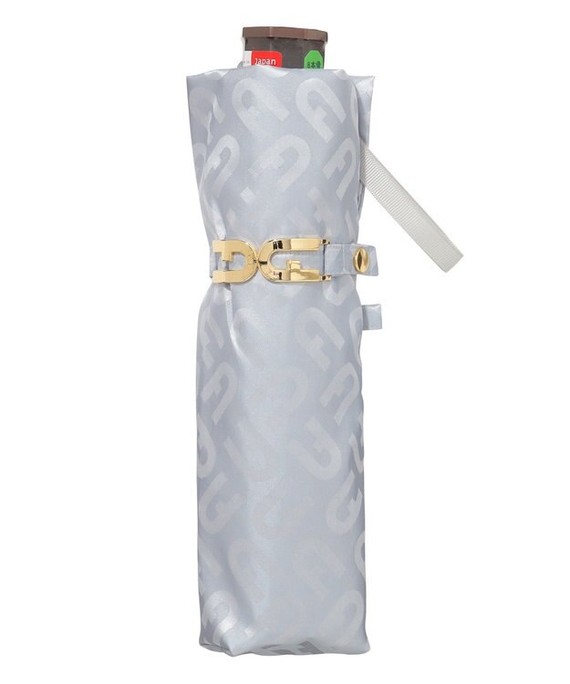 MOONBAT 【耐風】FURLA 折傘 アーチロゴ グレー