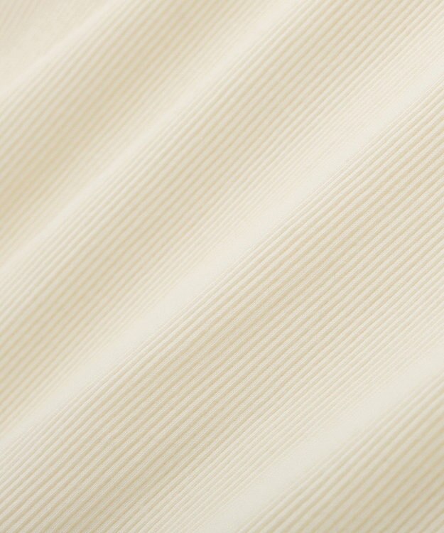 Green Parks 袖チュールリブプルオーバー Ivory