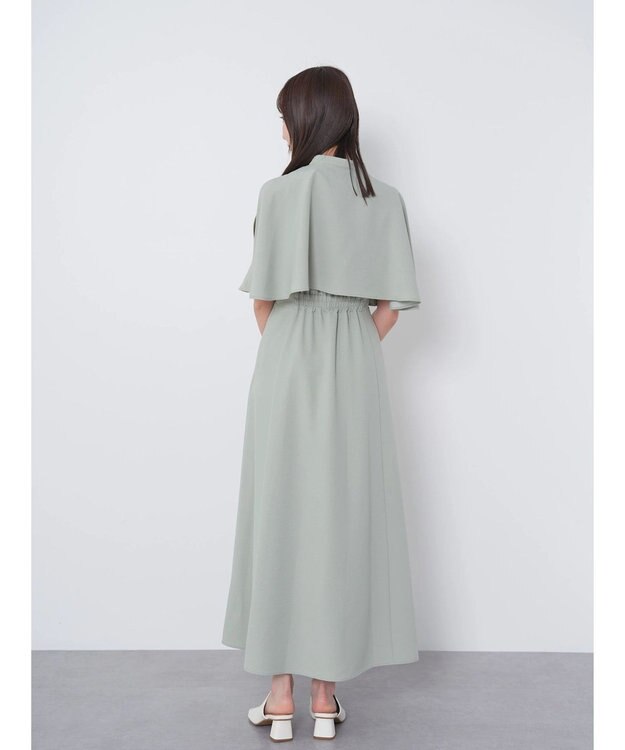 earth music&ecology ＳＥＴ２点ケープ＋キャミワンピース Black