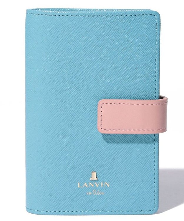 LANVIN en Bleu リュクサンブールカラー カードケース ブルー