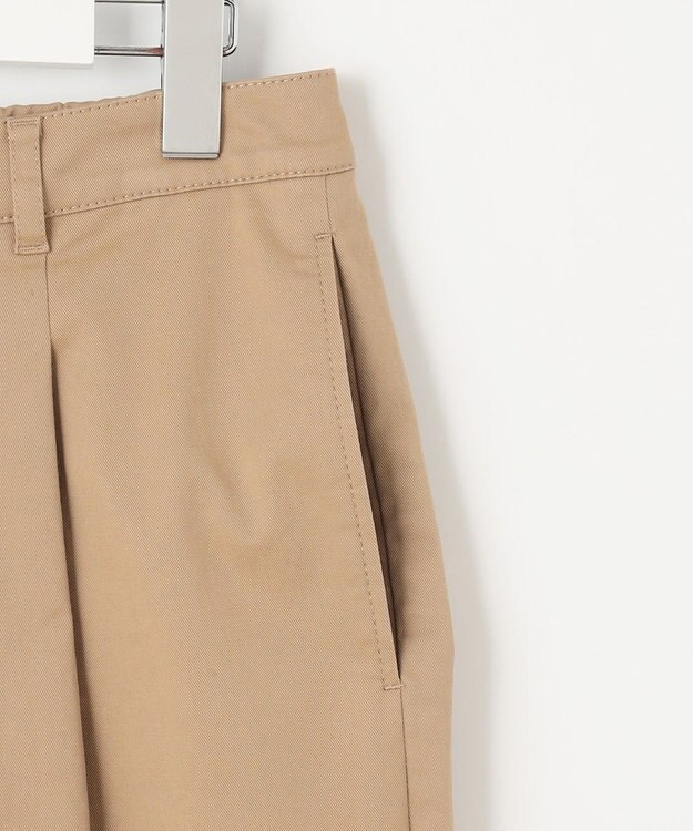 J.PRESS LADIES S 【洗える】20チノストレッチ ワイドパンツ スレート系