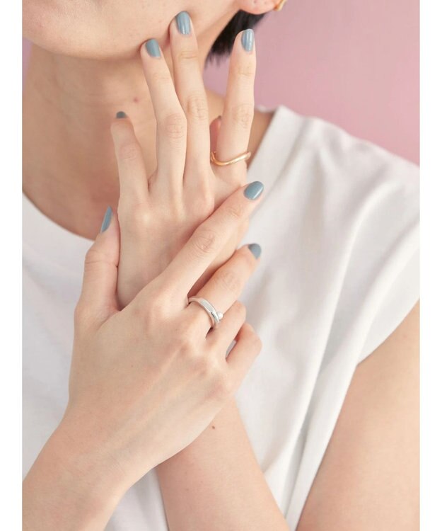 AMERICAN HOLIC ツイスト２ｓｅｔリング Silver