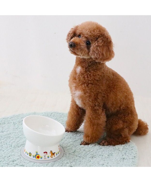 PET PARADISE ディズニー トイ・ストーリー 高さのある フードボウル ホワイト