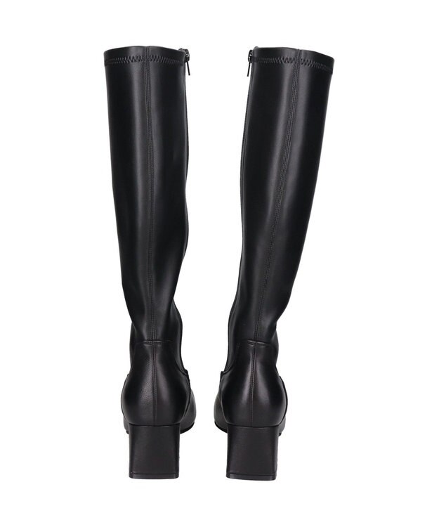 Bridget Birkin 【PARADIS COULEUR】スクエアトウストレッチロングブーツ ブラック