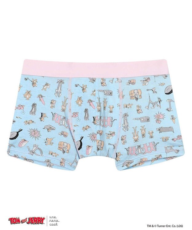une nana cool トムとジェリー × une nana cool メンズボクサーパンツ サックス