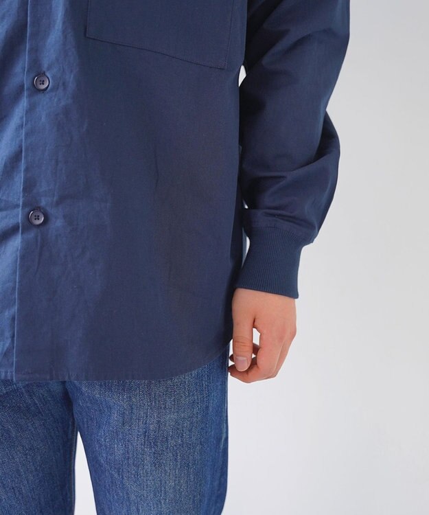 WHITE MAILS 【UNISEX】COTTON PAPER DUMP OVERSIZED シャツ コン