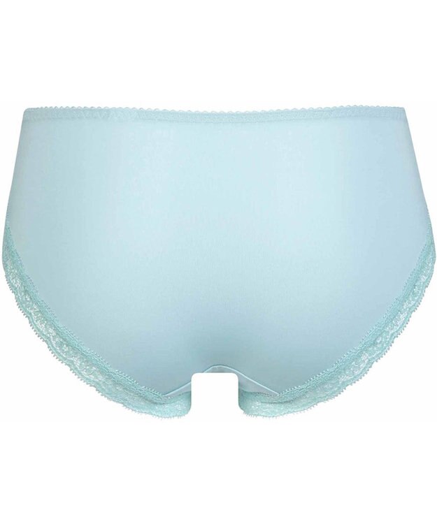 WACOAL ショーツ 【リボンブラ 脇すっきり】 BRB433とペア はきこみ丈あさめ ナイロンベア天竺素材(バック) レディース PRA133 /ワコール ターコイズ