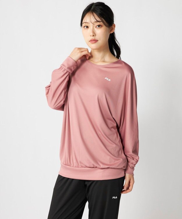 OP／FILA 【FILA】水陸両用フィットネスウェア 2点セット ダークピンク