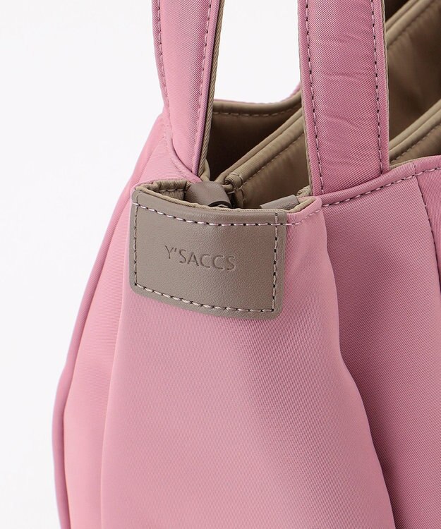 Y'SACCS 【ムック本掲載】ナイロンボンディングトート　Sサイズ ピンク