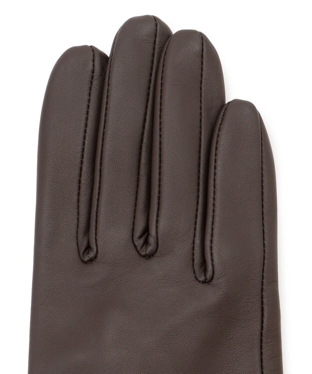 23区 【滝沢眞規子さん着用】レザー ロング グローブ ダークブラウン系