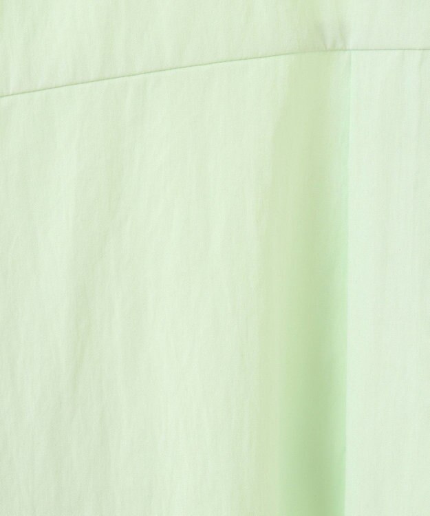 Green Parks イージーケア比翼フライヨークチュニック Lime Green