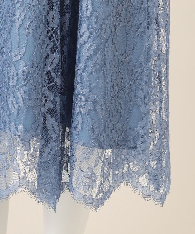 23区 【APPLAUDIR】エアリーレース ドレス ブルー