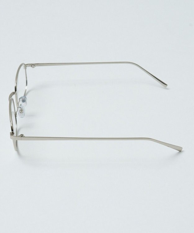 WEGO メタルフレームクリアアイウェア シルバー