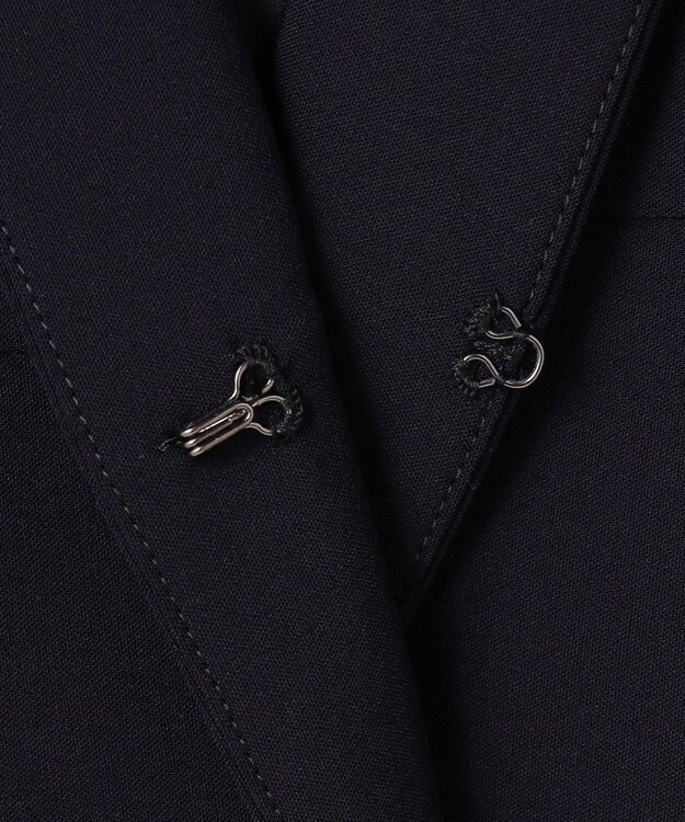 ANY SIS セレモニーダブルクロス クルーカラー ジャケット ネイビー