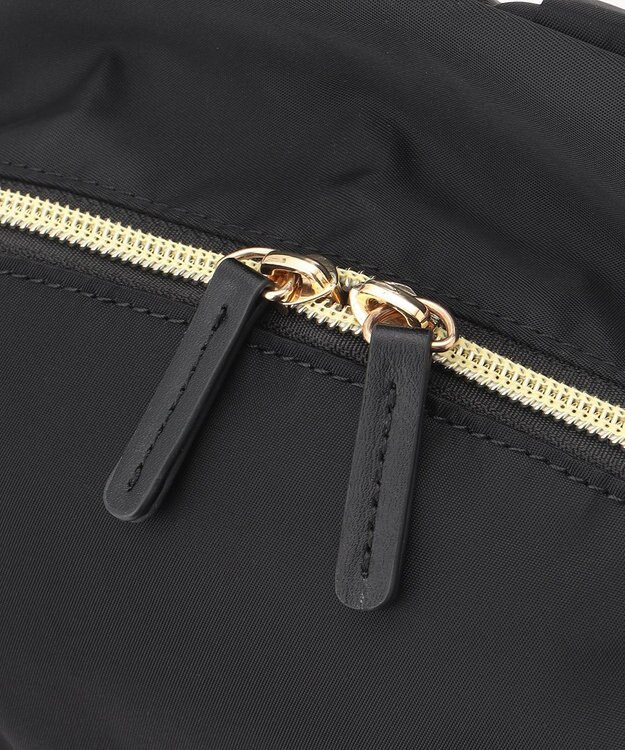 組曲 【弱撥水・A4・PC対応・軽量】ギャザーポケットバックパック ブラック系