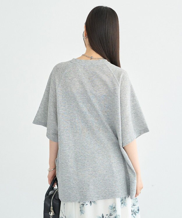earth music&ecology シアーダンボールプルオーバー Gray Mixture