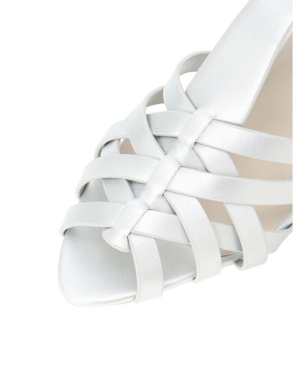 Green Parks ＲＵＰＩＳ．メッシュＴストラップグルカサンダル Silver