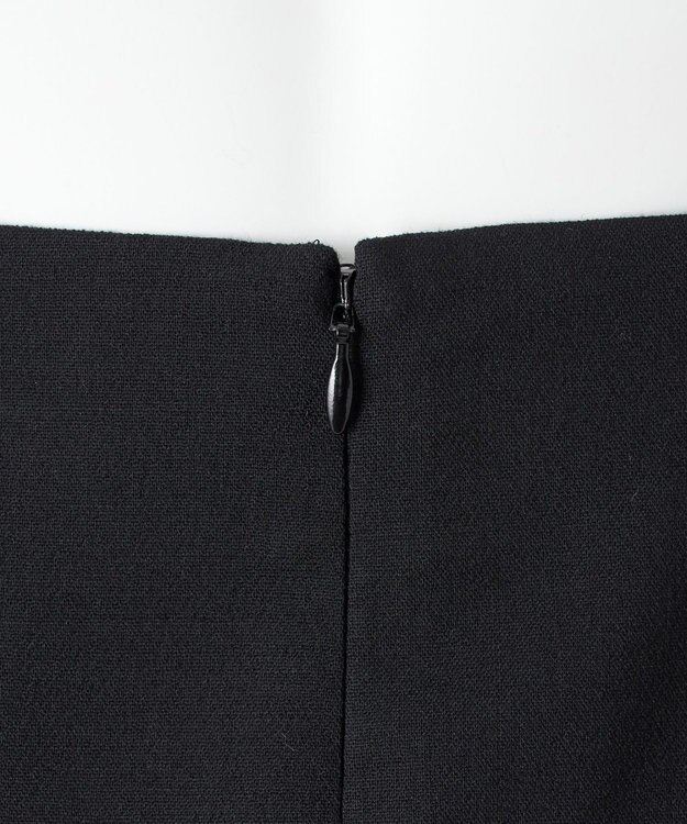 23区 S 【エステータ】ウールダブルクロス  スカート ブラック系