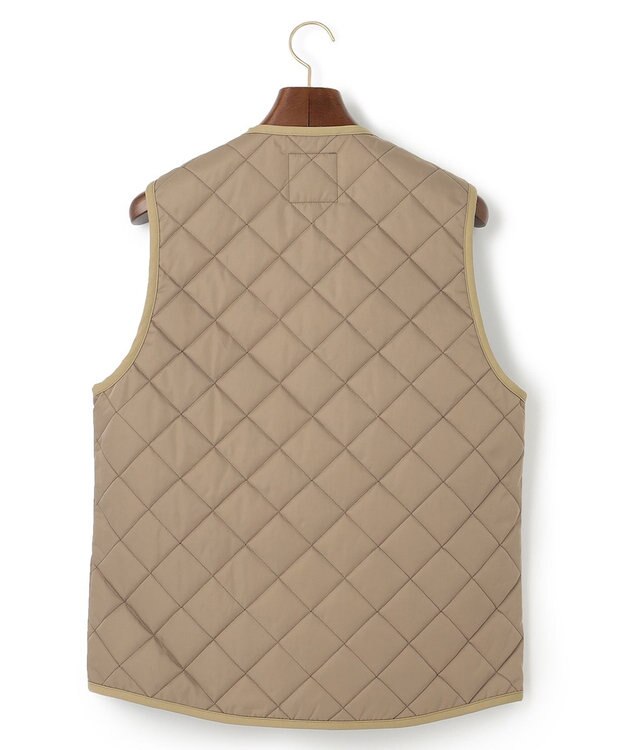 J.PRESS MEN メモリーツイルキルティングベスト ベージュ系