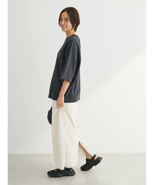 Green Parks BEST PRICE ２ｗａｙ ミニ裏毛ロゴトレＴＥＥ Dark Gray