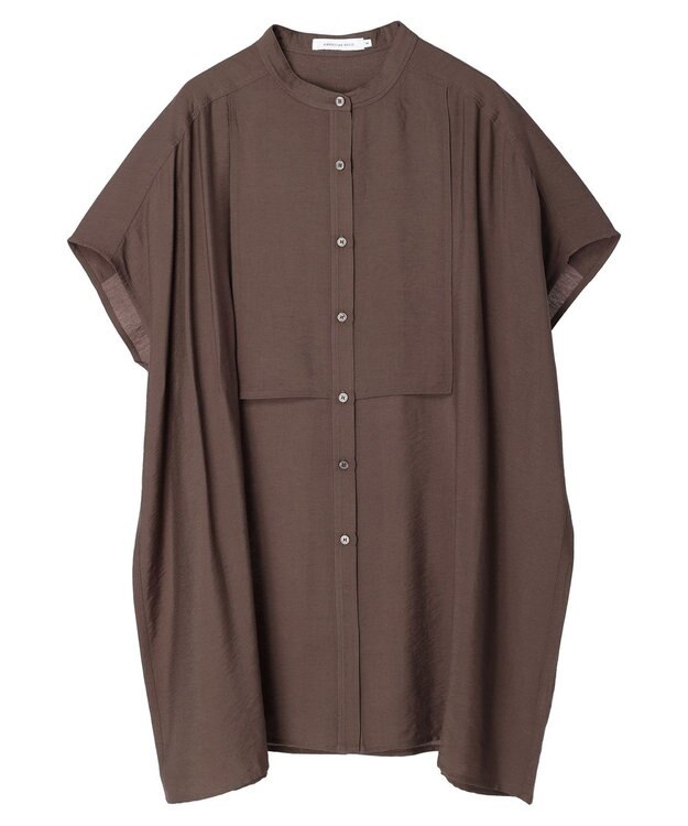 AMERICAN HOLIC ブザムフレンチスリーブバックオープンチュニック Brown