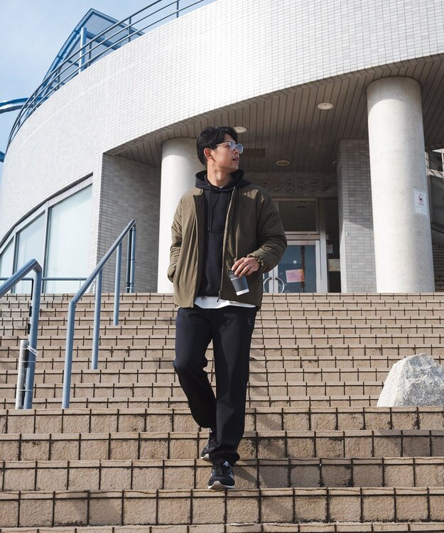 SHARE PARK MENS 【UNISEX】モンスター中綿カーディガン（L・XLサイズ） オリーブ